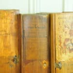 wonderful mix of antique vintage french faux livres (false books)