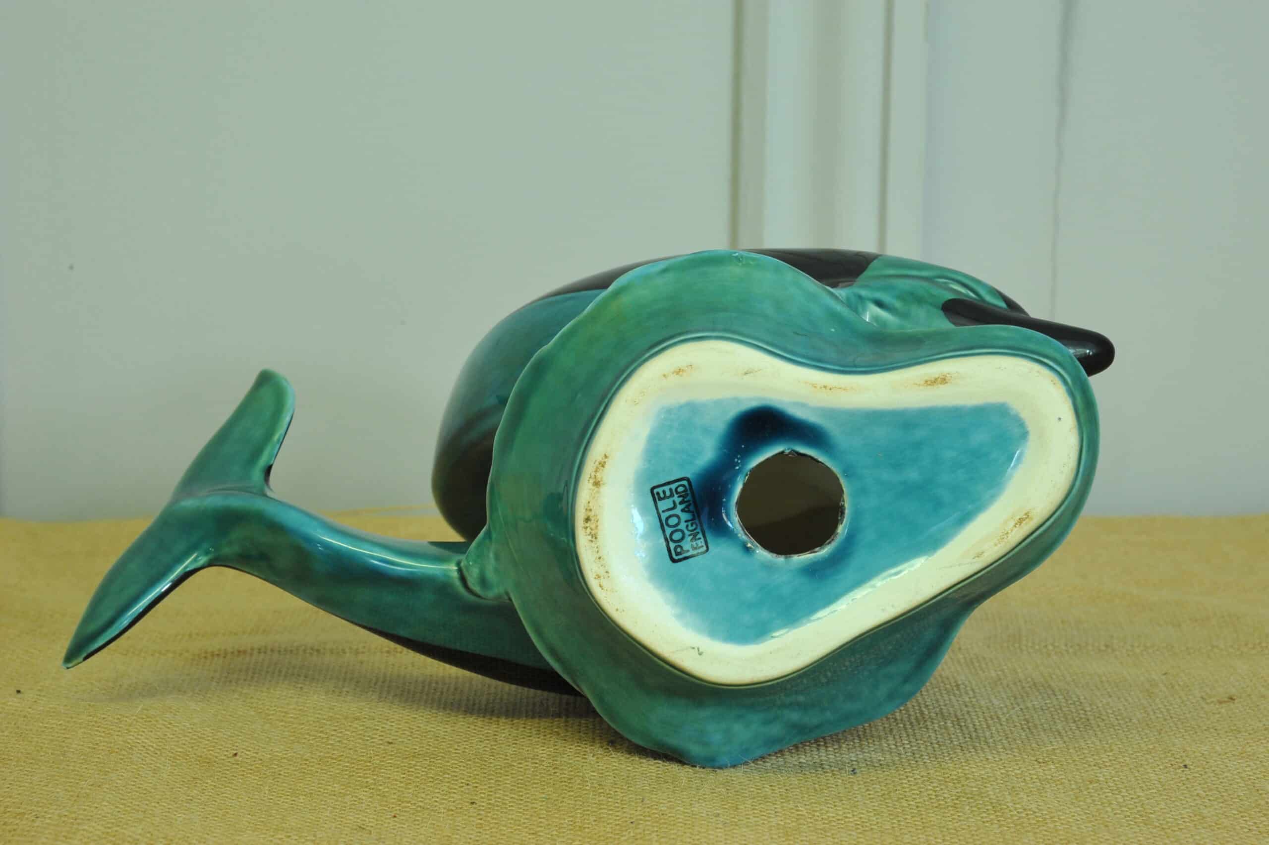 vintage poole pottery double dolphin