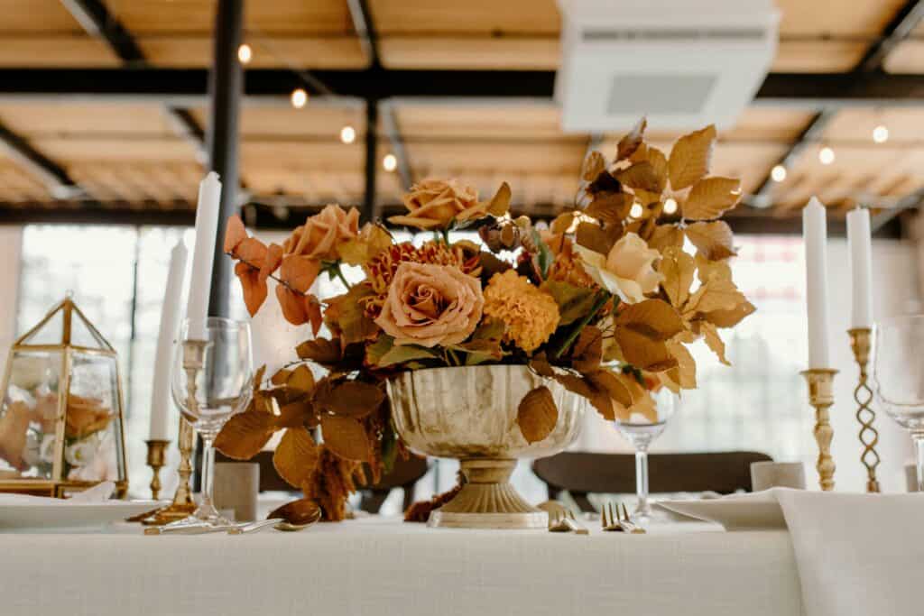 An image of how to use Essex antiques for autumnal decor.